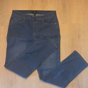 Susan Graver Pull-On Jeans Size 10